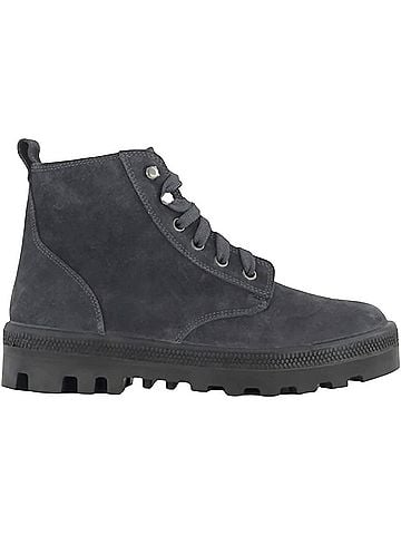 Naot Women'S Canoe Ankle Boot in Charcoal Soft Suede (view 1)