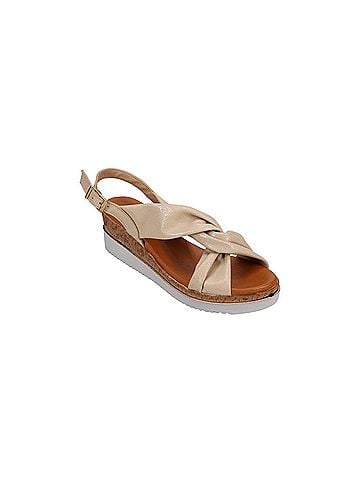 Sesto Meucci Women's Raisa Platform Sandal in Ice Suede (view 1)