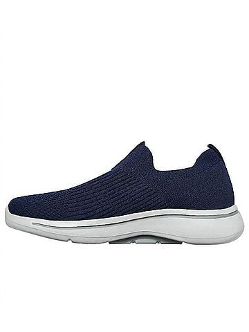 Skechers Women's Go Walk Arch Fit Sneakers in Navy (view 2)