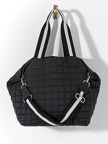 Shiraleah Women's Ezra Travel Tote Bag in Black (view 2)