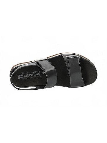Mephisto Women's Dominica Adjustable Strap Sport Sandal in Black (view 2)