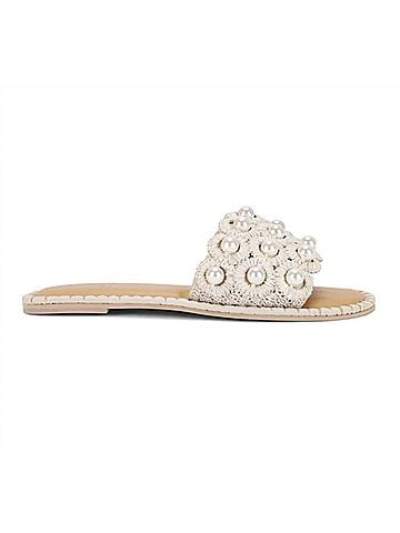 Dolce Vita Women's Harlyn Pearl Sandal in Vanilla (view 1)