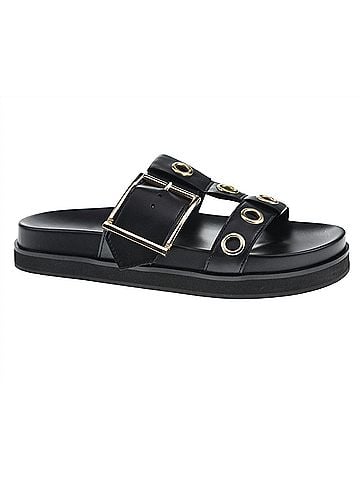 Chinese Laundry Women's Rozalia Smooth Sandals in Black (view 1)