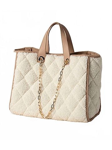 Shiraleah Women's Davos Tote Bag in Ivory (view 2)