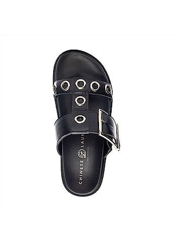 Chinese Laundry Women's Rozalia Smooth Sandals in Black (view 2)