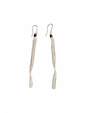 Brunello Cucinelli Women's Hook-Fastening Drop Earrings in White Gold (view 1)