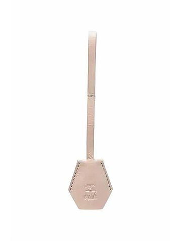 Brunello Cucinelli Women's Logo Embossed Key Holder in Beige / Neutrals (view 1)