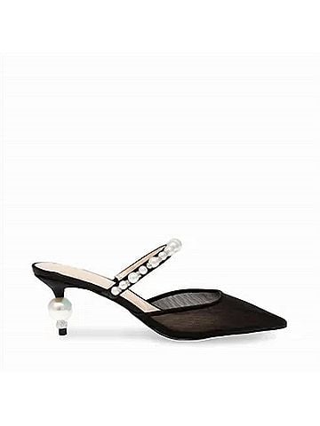 Betsey Johnson Women's Evey Low Heels in Black (view 2)