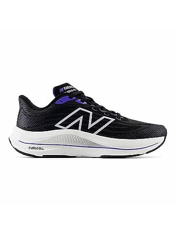 New Balance Women's Fuel Cell Walker Elite Shoes in Black Blue (view 1)