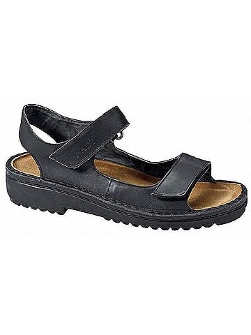 Naot Women's Karenna Walking Sandal in Matte Black Leather (view 1)