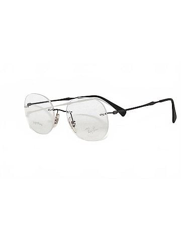 Ray-Ban Unisex Rimless Lightray Eyeglasses in Matte Dark Gunmetal (view 1)