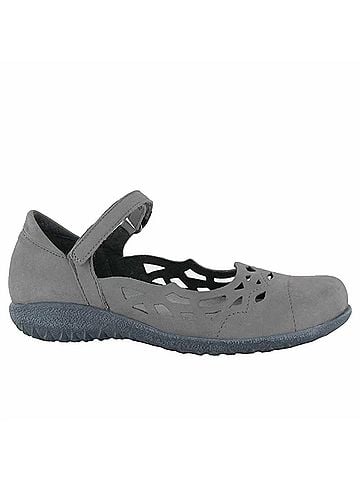 Naot Women's Agathis Maryjane Shoes in Gray Smoke Nubuck (view 1)