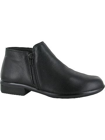 Naot Women'S Helm Ankle Boots in Black Water Resistant Leather (view 1)