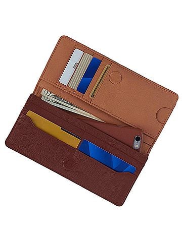 Hobo The Original Hutton Large Wallet in Brown Bear (view 2)