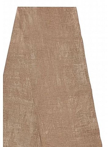 Brunello Cucinelli Women's Lurex Linen Scarf in Golden Brown (view 2)