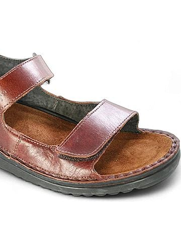 Naot Women's Karenna Walking Sandal in Luggage Brown Leather (view 2)