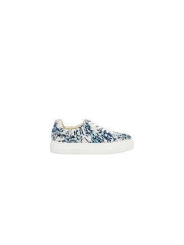 Betsey Johnson Women's Sidny Florals Sneakers in Blu Floral (view 1)