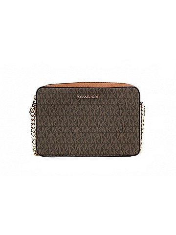Michael Kors Women's East West Crossbody Bag in Brown (view 1)