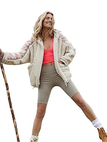 Free People Lodge Livin Jacket Fleece (view 2)