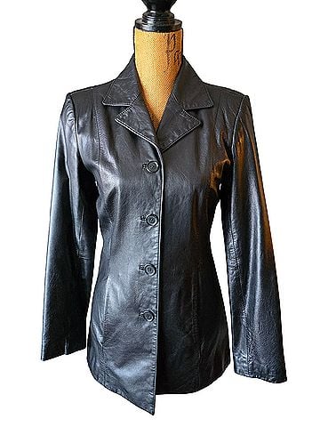 Arden B. Leather Jacket (view 1)
