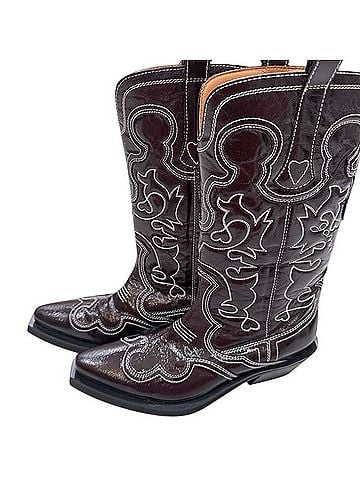Ganni Western Boots Heels (view 1)