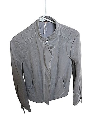 Free People Faux Leather Jacket (view 1)