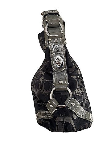 Coach Coach Carly Signature Slim Hobo Bag Leather Hobo (view 2)