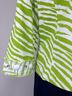 Berek 100% Cotton Zebra Print Green White Jacket Size XL - photo 9