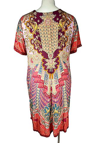 Soft Surroundings Parasol Siva Magenta Casual Dress (view 2)
