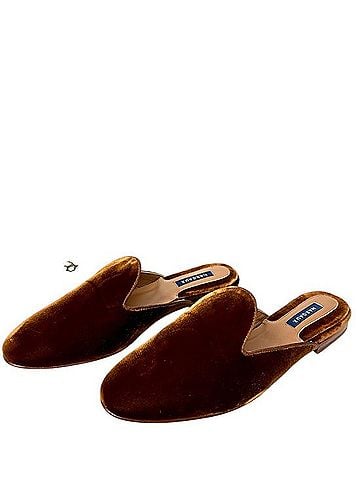 Margaux Mule Loafer Slide Smoking Slippers Flats (view 2)