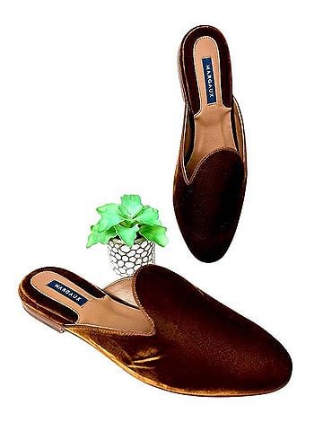 Margaux Mule Loafer Slide Smoking Slippers Flats (view 1)
