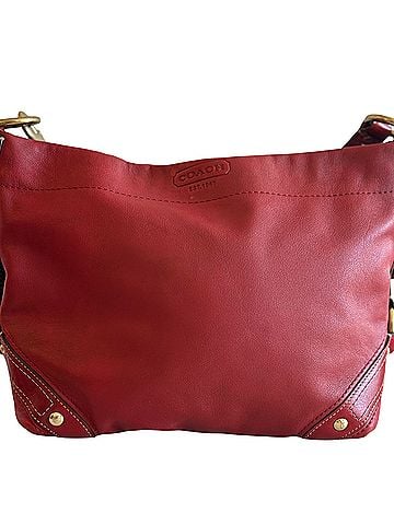 Coach Carly Leather Shoulder Bag (view 1)
