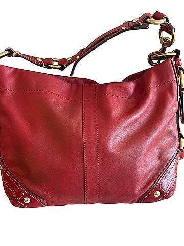 Coach Carly Leather Shoulder Bag (view 2)