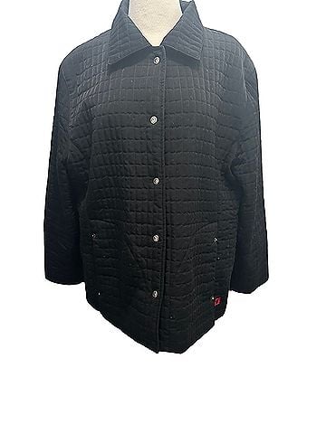 Anne Klein Quilted Barn Jacket Jacket (view 1)