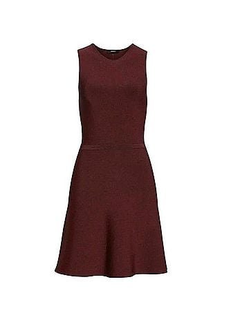 Theory Marl Flare Dress (Glossed) Casual Dress (view 2)