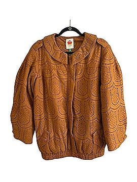 FARM Rio Pineapple Eyelet Bomber Jacket Jacket (view 2)