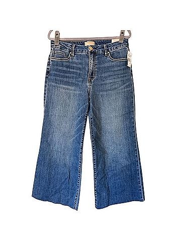 Kut from the Kloth Meg High-Rise Fab Ab Wide Leg Raw Hem Jeans (view 2)