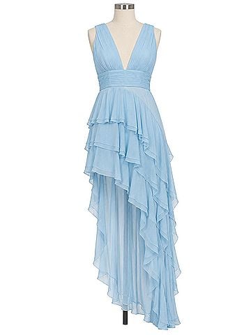 Alice + Olivia Holly Assymetrical Ruffle Cocktail Dress (view 1)