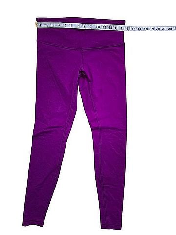 Lululemon Athletica Plum High-Rise Leggings Leggings (view 1)
