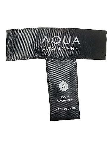 Aqua Cashmere Pullover Sweater (view 2)