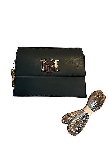 Badgley Mischka Leather Clutch (view 1)