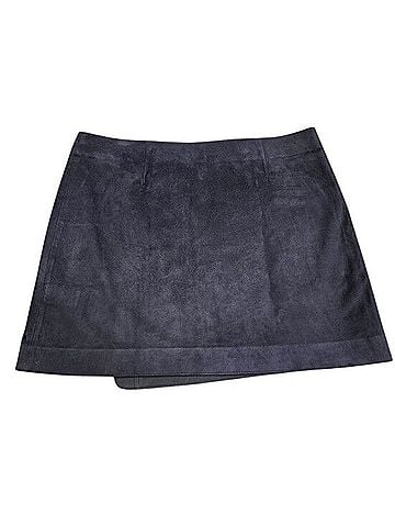 Theory Murta Wilmore Leather Skirt (view 2)