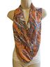 Bebe 100% Polyester 93% Rayon 7% Spandex Floral Multi Color White Bodysuit Size XXS - photo 1