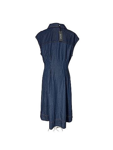 Badgley Mischka Midi Shirt Dress Casual Dress (view 2)