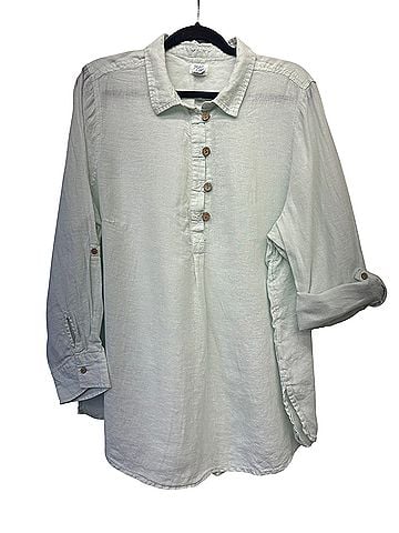 Sigrid Olsen Long Sleeve Button-Down Shirt (view 1)