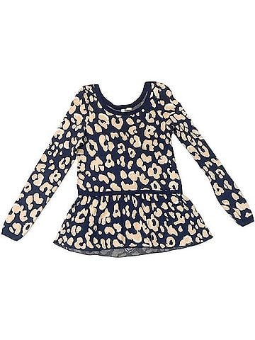 Anthropologie Moth Leopard Print Peplum Sweater Pullover Sweater (view 2)