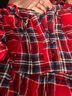 Entro Plaid Red Blouse Size L - photo 5