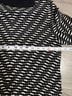 St. John Print Black White Pullover Sweater Size 8 - photo 5