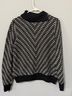 St. John Print Black White Pullover Sweater Size 8 - photo 11