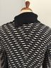St. John Print Black White Pullover Sweater Size 8 - photo 9